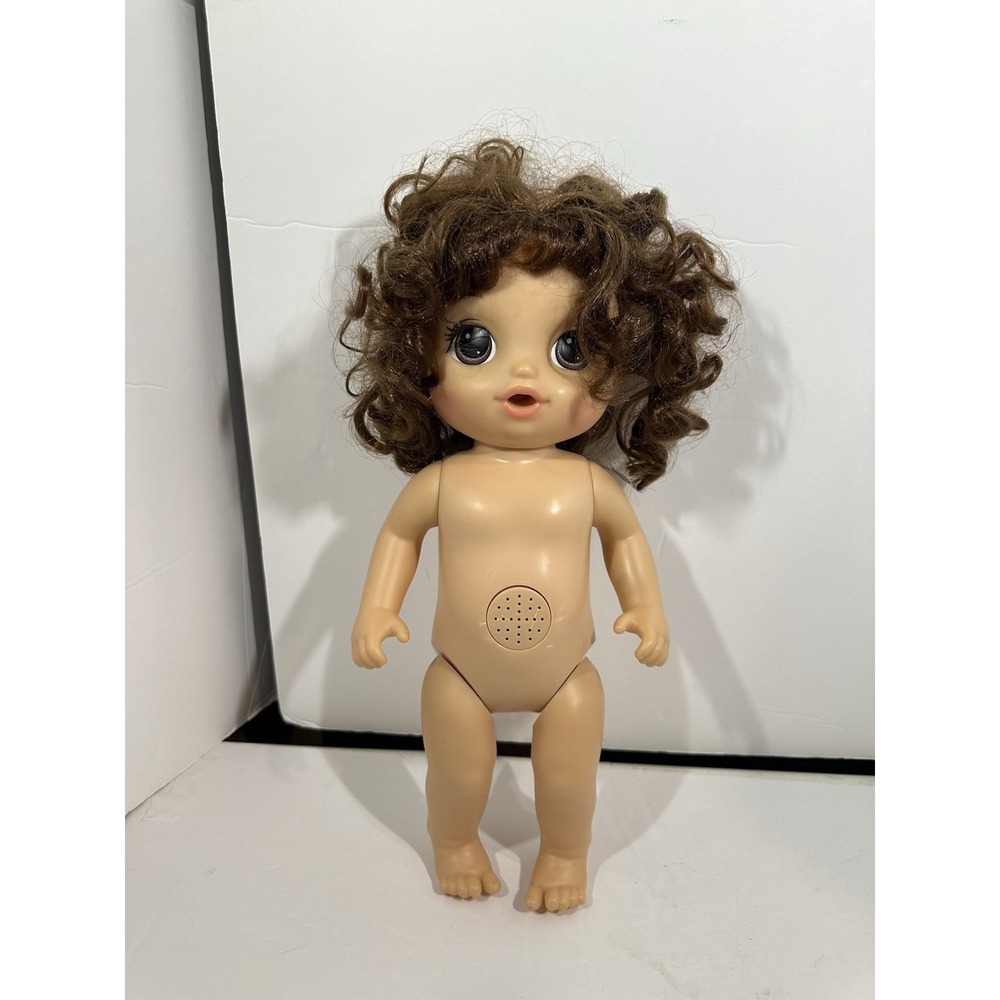 2017 Baby Alive Potty Dance Talking Brown Hair Doll Only Tested/Working